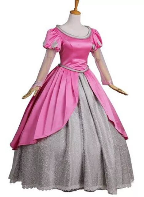 COSTUME ARIEL PRINCIPESSA Sirenetta vestito cosplay carnevale adulti donna  rosa EUR 199,00 - PicClick IT