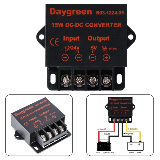 Fasizi Regolatore Di Tensione Step Down 5.5V - Modulo Alimentazione DC 4.75V-12V A 5V 800mA, 10 Pezzi - Foto 8