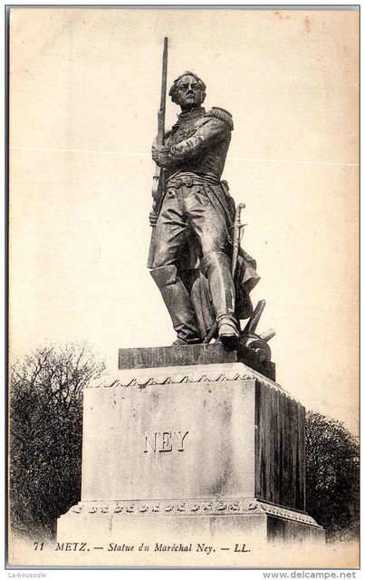 57 METZ - Statue du marechal Ney