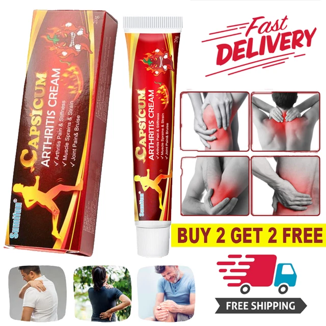 NEW Capsicum Arthritis Cream Hot Rheumatoid Arthritis Joint Knee Pain Relief