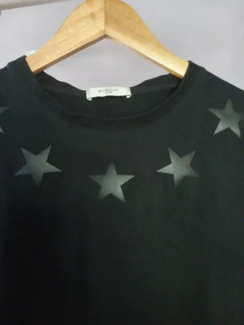 GIVENCHY MENS BLACK SHORT SLEEVE STAR COLLAR T SHIRT XL. Gotta HAVE IT! 2