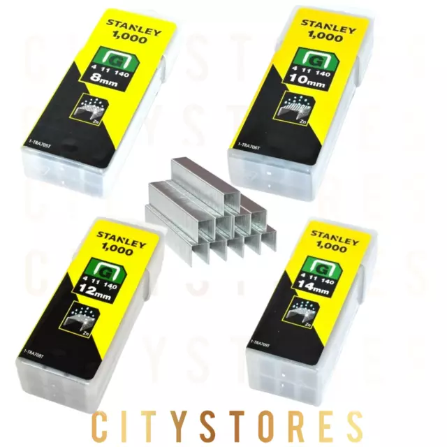 Stanley Staples Heavy Duty Upholstery Diy Craft Tools To Fit Staple Gun A1