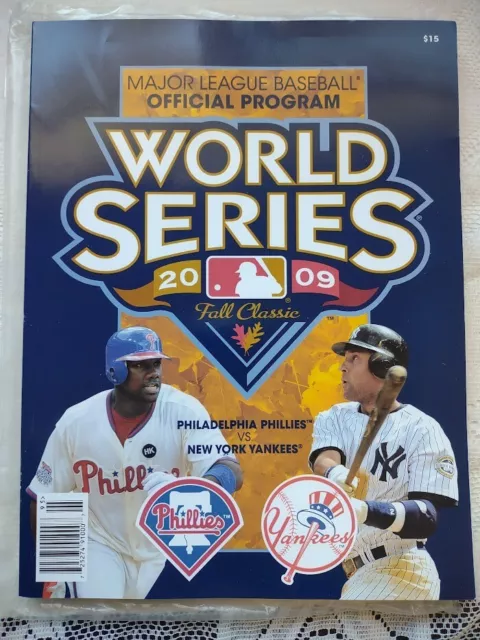 2009 World Series Official Program Philadelphia Phillies Vs NY Yankees