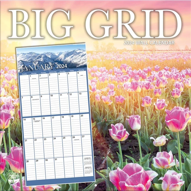 TURNER LICENSING, Big Grid Calendar 2025 Wall Calendar 16.26 PicClick