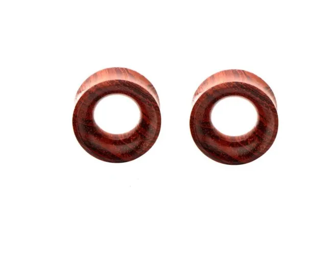 Tunnels Organic Sawo Wood Flared Sold as a Pair Large Gauge - Wholesale