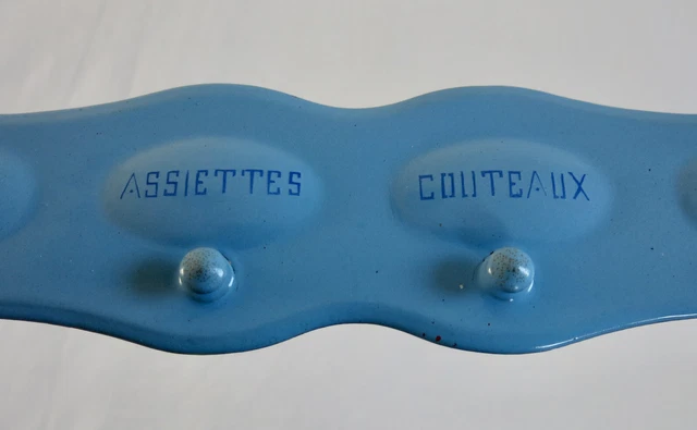 Accroche-torchon Avec Thermomètre En émail Véritable - Neuf Sous Emballage