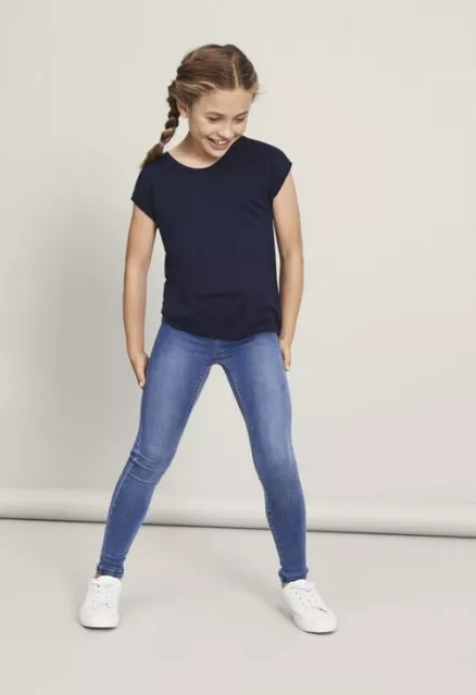 Pantaloni jeans Name It Polly Bambini Elasticizzati Slim-Fit Bambini Jeans