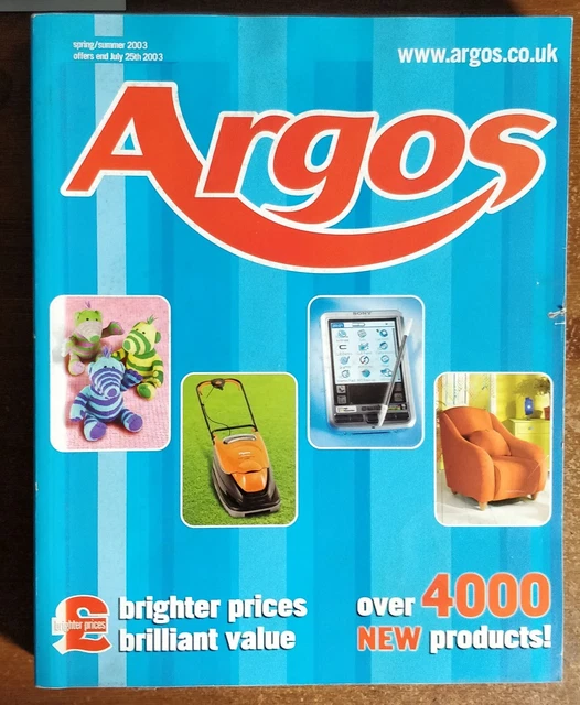VINTAGE ARGOS CATALOGUE Spring Summer 2003 £22.75 PicClick UK