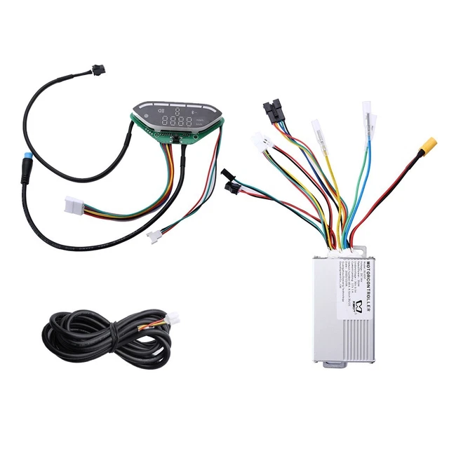 DAZZLEEX Kit controller per bici elettrica da 36 V, 48 V, 26 A, display S800, 8 PAS, acceleratore per conversione motore per bici elettrica da 500 W 750 W