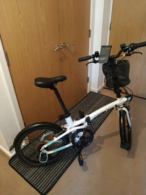 BTWIN TILT 500 folding bike very good condition accessories