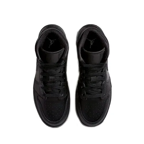 Nike Air Jordan 1 Mid Black (Gs) 3