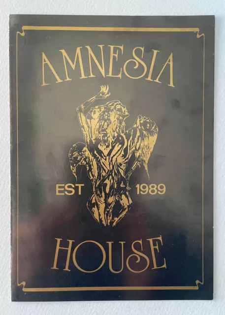 Rave Flyer - Amnesia House @ Donington Park - Saturday 7th September 1991