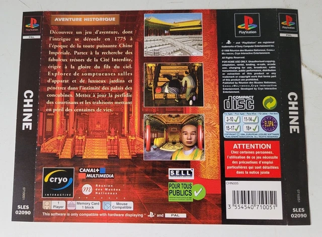 JAQUETTES AVANT ARRIÈRE & NOTICE PINBALL POWER PS1 PAL EURO (FR) BOOKLET COVERS