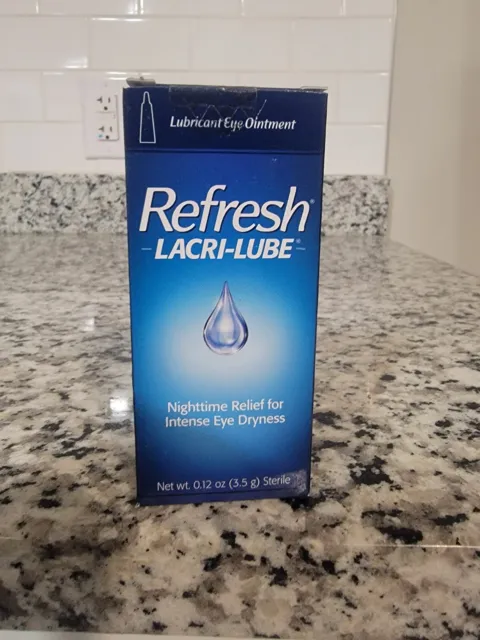 Refresh Lacri-Lube Lubricant Eye Ointment, Nighttime Relief Exp  12/2024