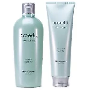 Lebel Proedit Shampoo Soft Fit 300ml & Treatment 250ml Set of 2 Shipping ...