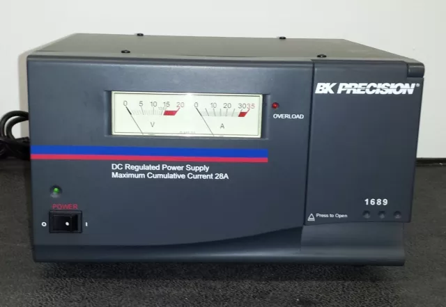 BK PRECISION 1689 USED 1 -15 VDC 28 Amp REGULATED POWER SUPPLY