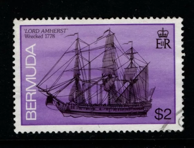 Bermuda 1986 Sailing Ships $2 Lord Amherst SG520 Used