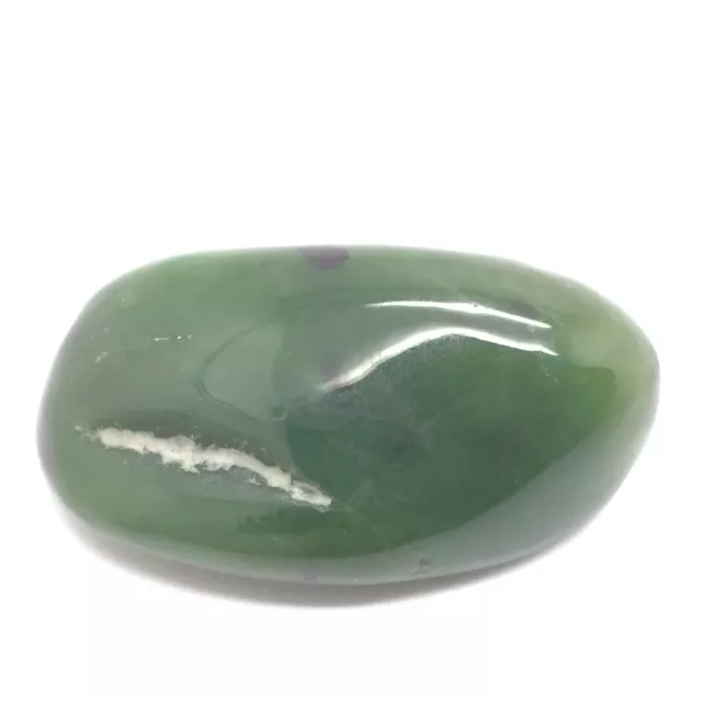 Siberian Nephrite Jade Pebble Green Gem Stone Sayan Mountain Siberia Russia #14