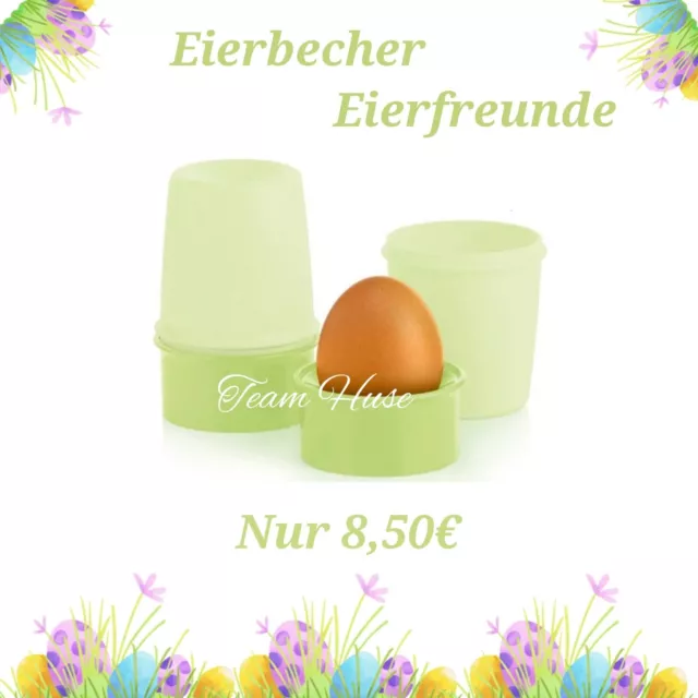 Tupperware C33 Eierfreunde (2) Eierbecher Thermo-Eierbecher Eiwächter NEU