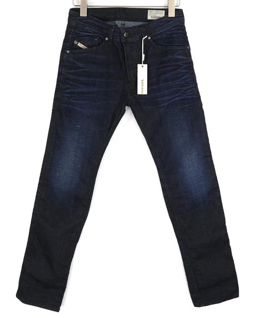 Jeans Diesel Darron Slim-tapered Noir - Taille W31/L32 Occasion