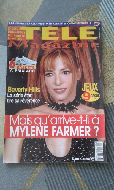 Lot De Magazines Télé 7 Jours Hors-Série Mylène Farmer – Couverture 3/4 – Occasion, Origine France