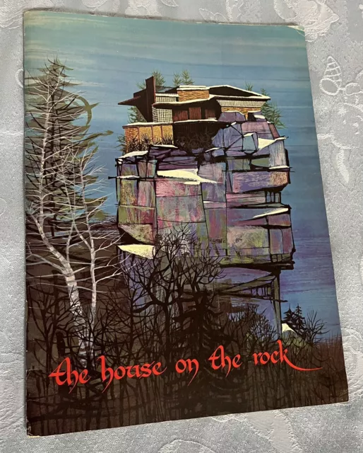 The House On The Rock  By Alex Jordan Souvenir Brochure Program 1976 ~Rare