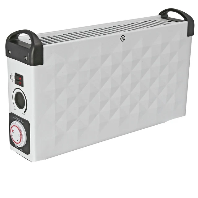 CHALLENGE DIAMOND 3KW Turbo Convector Heater with Timer - White motorhome  carava £19.99 - PicClick UK