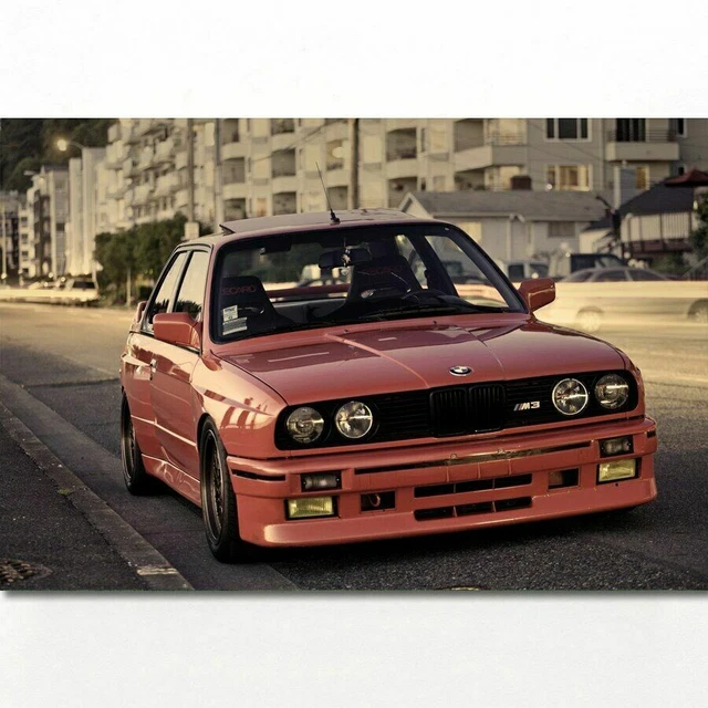 Plaque Murale Métal BMW M3 - Dimensions 30 X 20 Cm - Décoration Auto - Sans Marque, Fabriquée En France