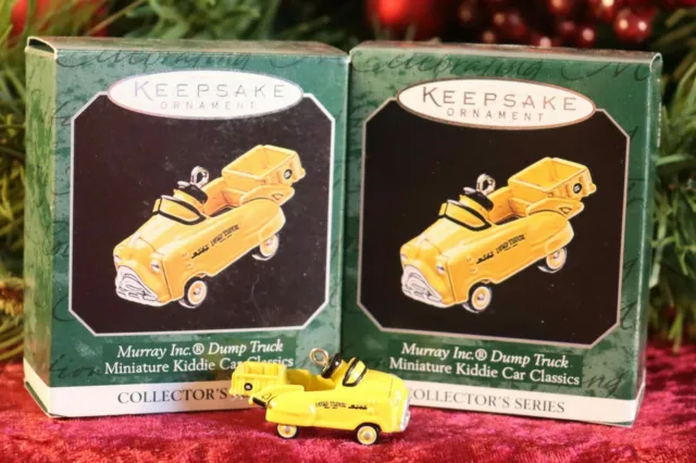 Hallmark 1998 Miniature KIDDIE CAR CLASSICS 4th in Series 1953 Dump Truck