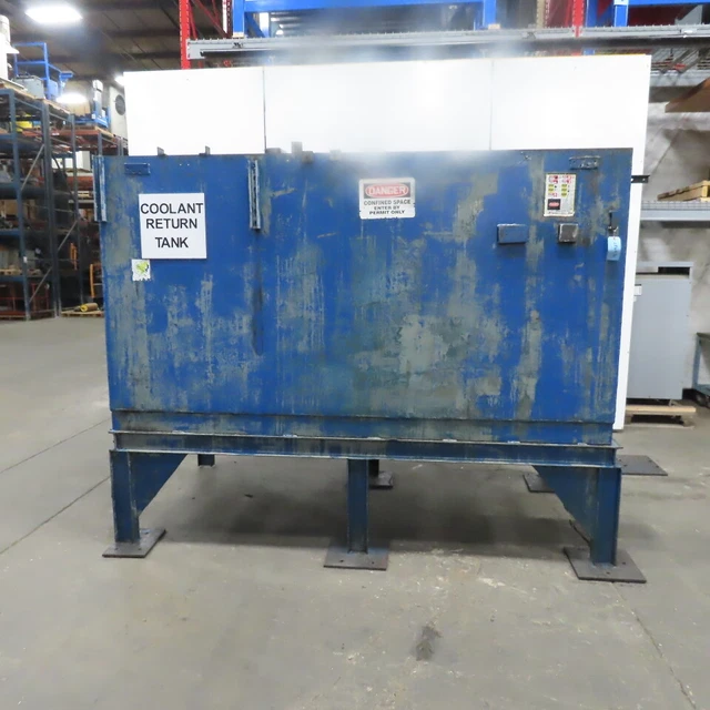 2 Chamber Open Top 950 Gallon Coolant Return Tank 96"L x 48" W x 48"D