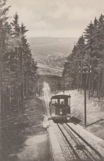 AK - Heidelberg. Die neue elektrische Bahn nach dem Königsstuhl