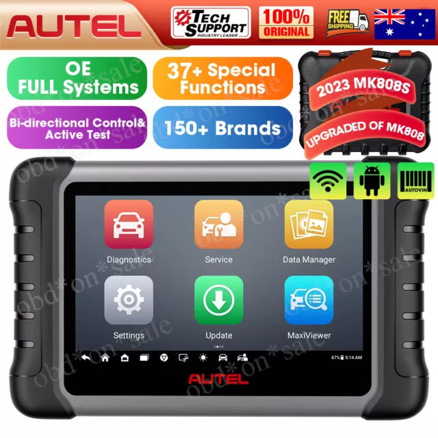 Autel MaxiCom MK808S PRO Diagnostic Scan Tool All System Bi-Directional Scanner