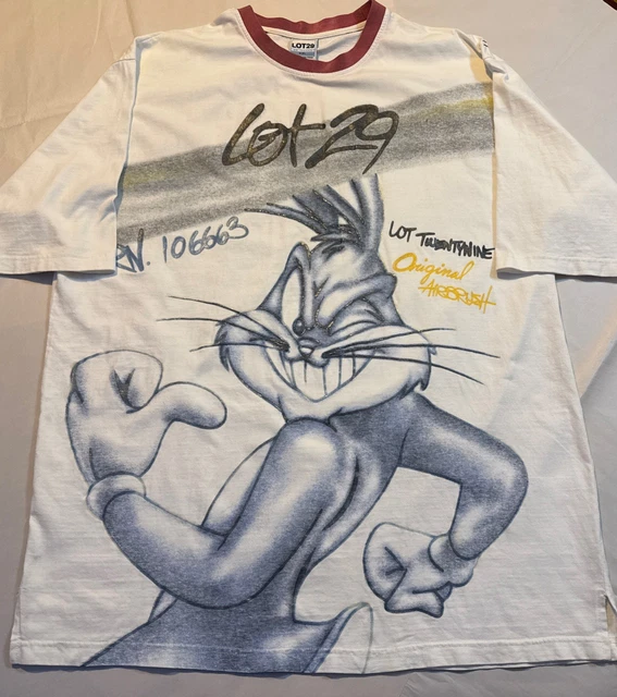 BUGS BUNNY LOT 29 Graphic Shirt Airbrush Looney Tunes Sz XXL Y2K
