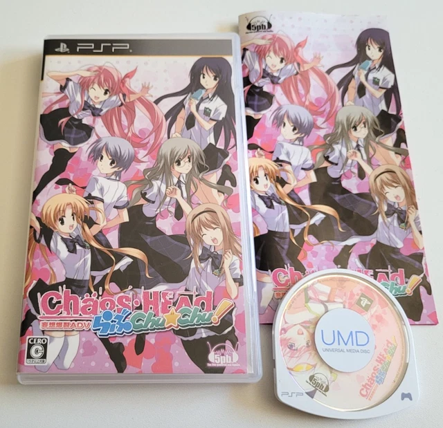 Jeu PSP Chaos Head Love Chu*Chu - Version Japonaise NTSC-J - Complet Avec Boîte Et Notice - Très Bon État