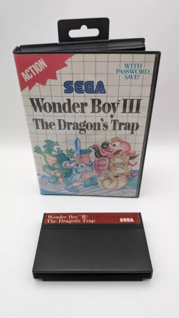 Wonder Boy 3 the Dragons Trap - Modul - OVP - Sega Master System 2