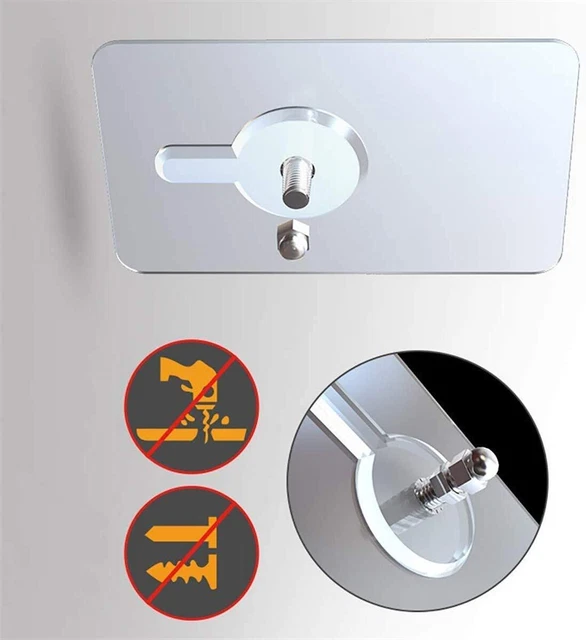 30 Pcs Seamless Self Adhesive Hanging Nail Screw Stickers Punch-free Wall Hook 3