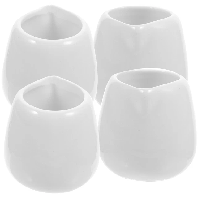 4 pz tazze per latte in ceramica ciotole per immersioni versatore per salse caraffa per latte salsa per arrosto