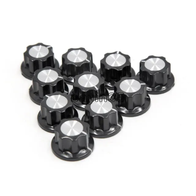 5pcs 16mm Top Rotary Control Turning Knob for Hole 6mm Dia. Shaft potentiometer