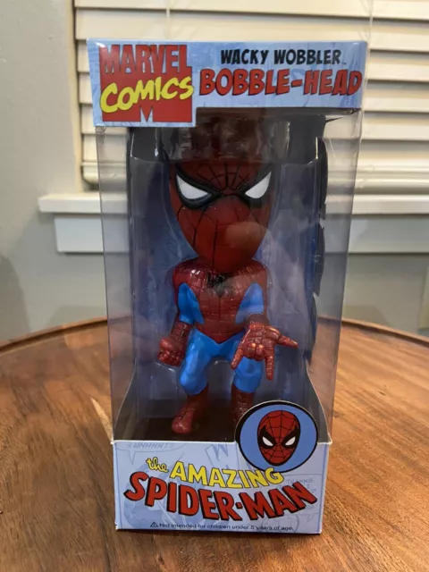 The Amazing Spiderman Wacky Wobbler Bobblehead Marvel Comics by Funko. 2008