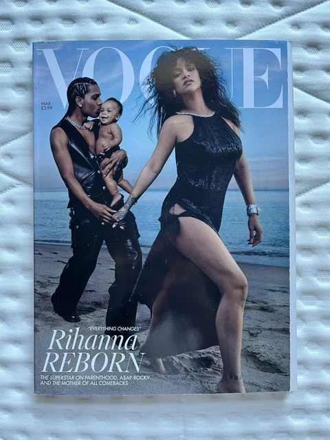 BRITISH VOGUE MAGAZINE (UK) March 2023 Rihanna, A$AP Rocky & Their