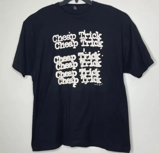 Cheap Trick 2015 Tour T-Shirt Black Men’s Size 2X-Large