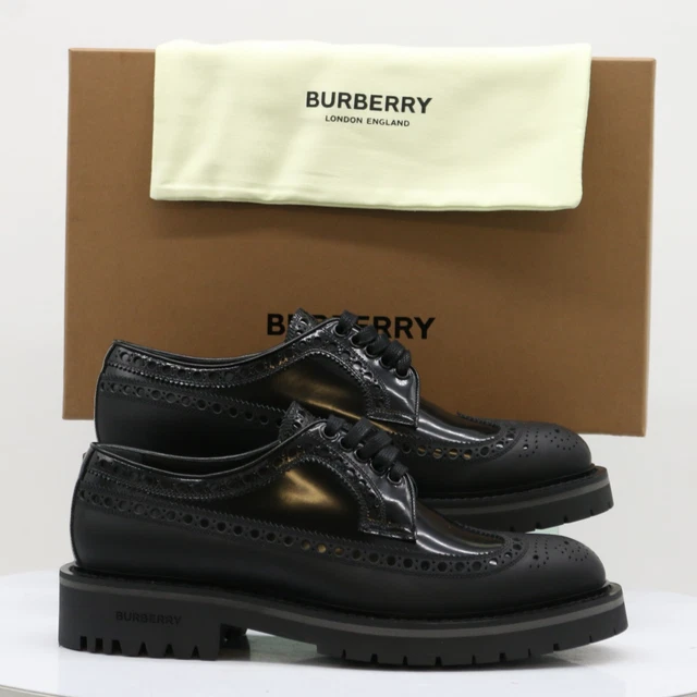 BURBERRY ALEXRE DA Uomo Brogue Uk 7 Eu 41 Pelle Nera Nuovo Prezzo 590 Oc EUR 272 21 PicClick IT