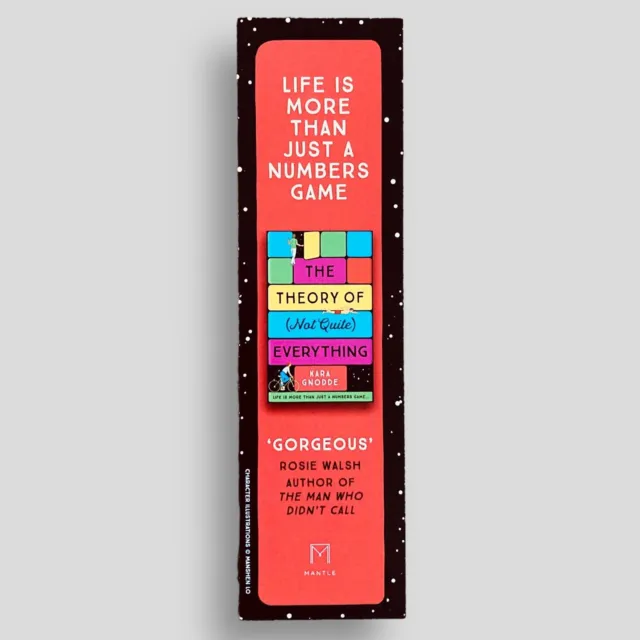 The Theory Of Not Quite Everything Collectible PROMOTIONAL BOOKMARK not the book