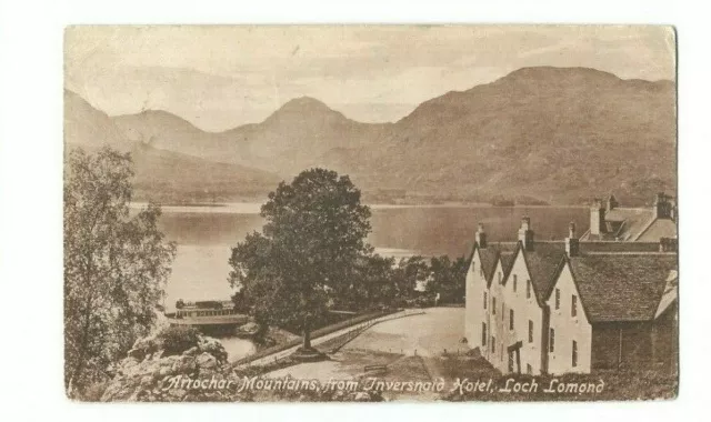 Loch Lomond: Arrochar Mountains: The Cobbler : from Inversnaid Hotel c.1910s