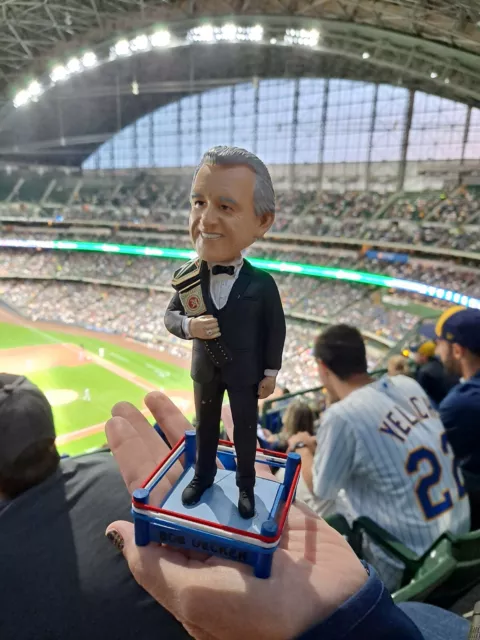 Bob Uecker WWE Bobblehead Milwaukee Brewers  9/25/2021 SGA