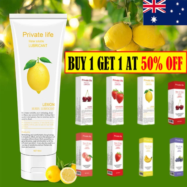 FRUIT FLAVORED WATER Based Personal Edible Gel Lubricant Oral Fun Sex Lube  Adult $10.30