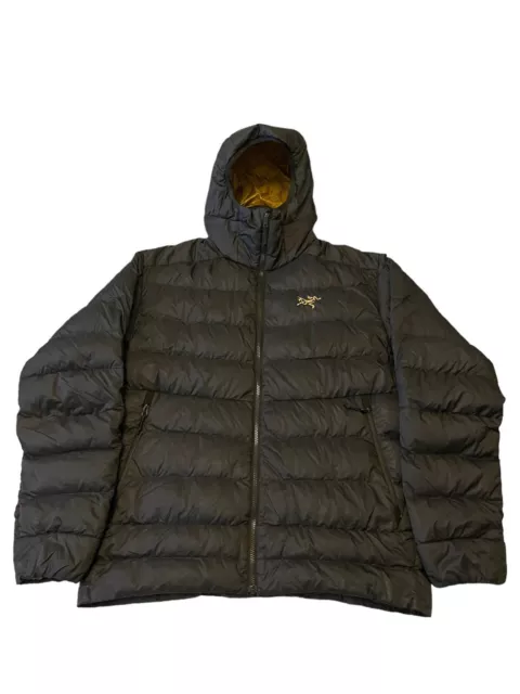 Arc'teryx Thorium AR Hoody Mens Jacket Size Large Black Gold
