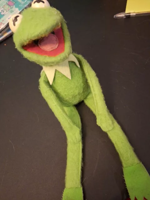 Fisher Price #850 Kermit the Frog Vintage 1976 Stuffed Plush Doll Jim Henson