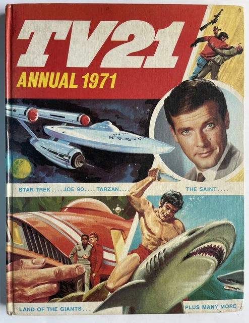 TV 21 ANNUAL 1971 Hardcover Star Trek/Land of The Giants/Tarzan