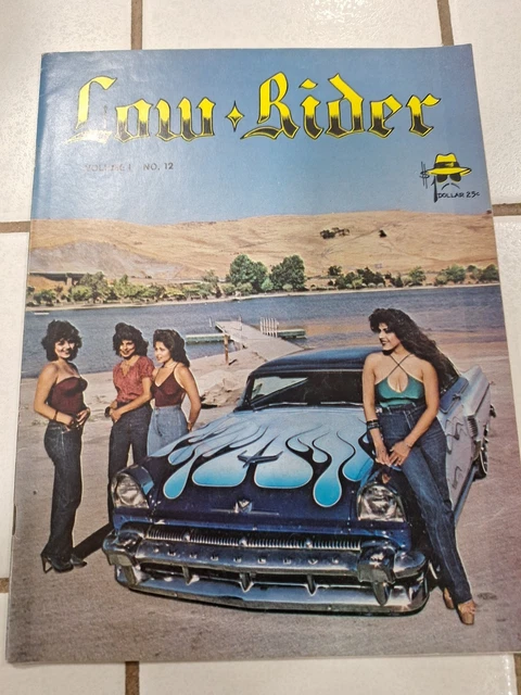 LOW RIDER MAGAZINE Vol 1 No 12 In Great Condition Rare Chicano Art